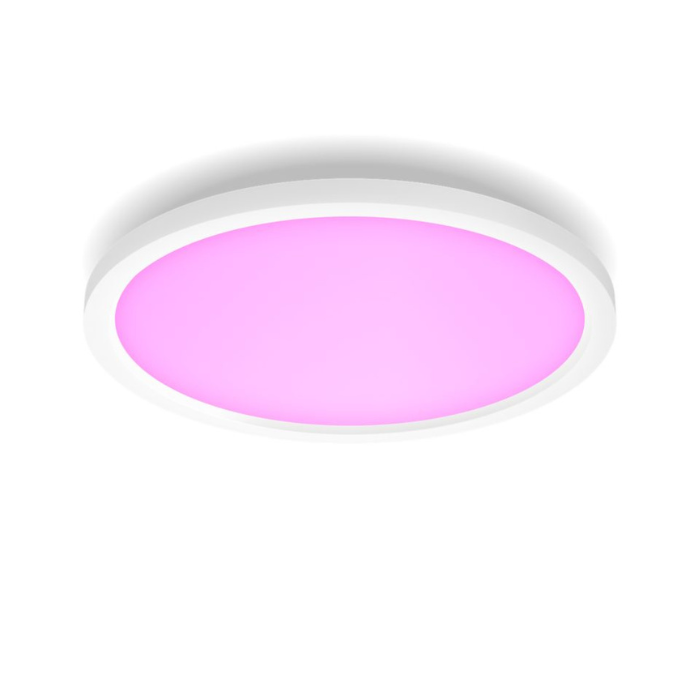 Philips Hue Surimu Round Panel Ceiling Light | Smart RGBW | 395mm White